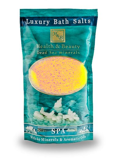 Соль Мертвого моря для принятия ванн "ВАНИЛЬ" 500гр «Health&Beauty» 