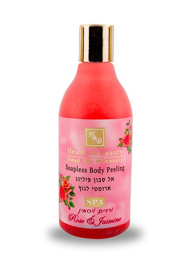 Пилинг для тела, не содержащий мыла с витамином Е "Роза и Жасмин" «Health&Beauty»