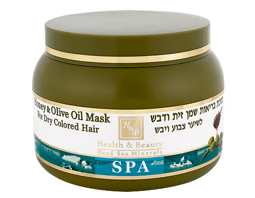 Маска для волос с добавлением оливкового масла и меда Health&Beauty»